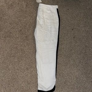 White banana republic ankle length dress pants